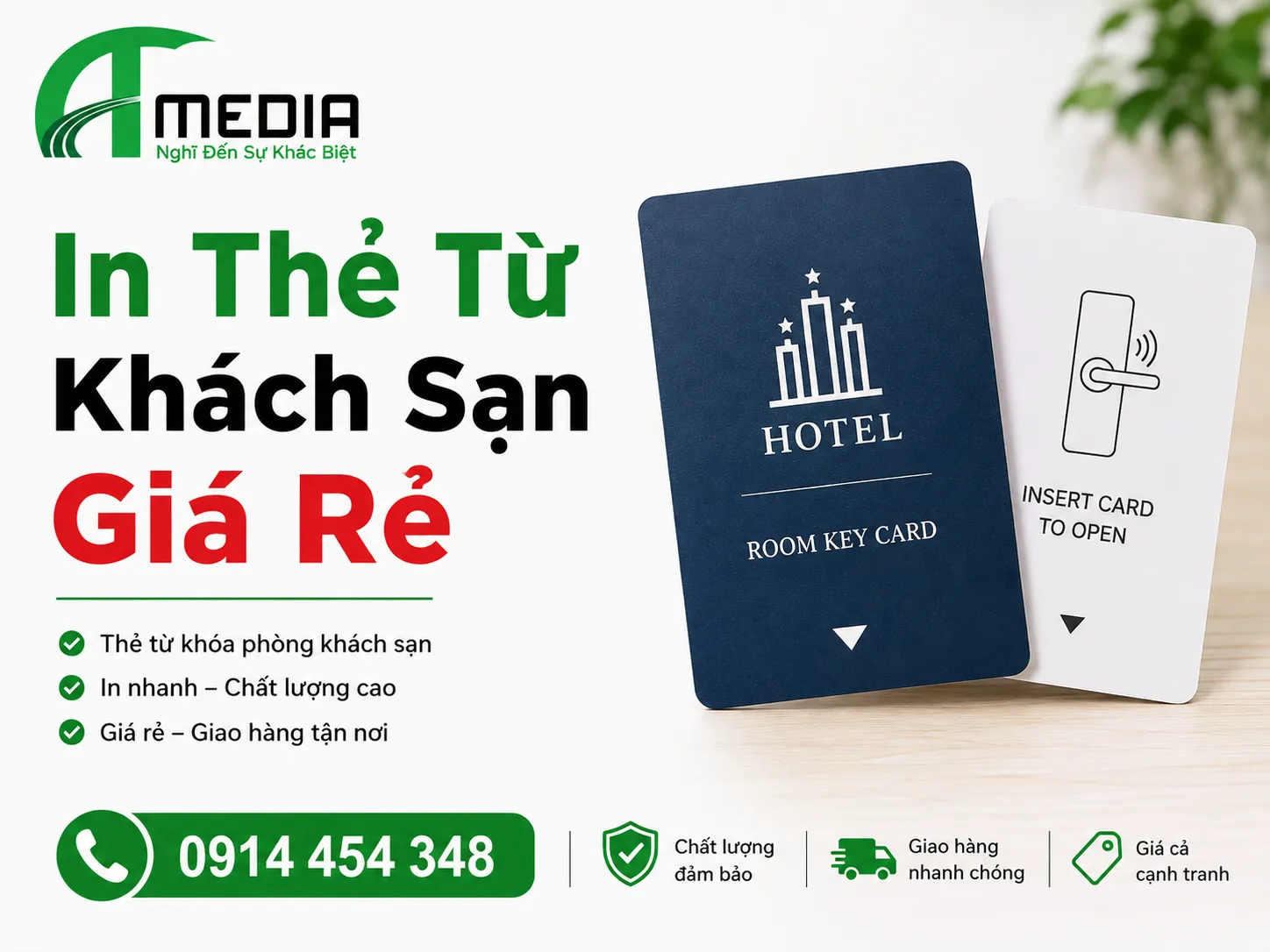 Thẻ Từ Khách Sạn Giá Rẻ